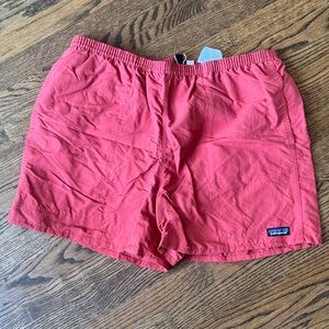 Patagonia Men's Athletic Red Shorts